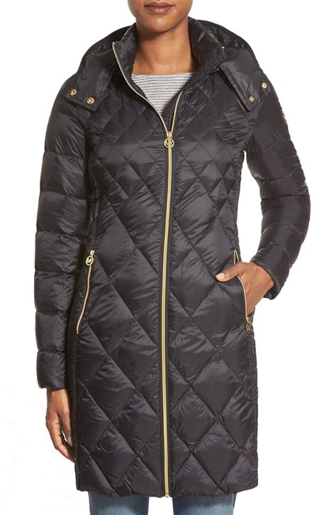 michael kors winter coat|michael kors padded coat women's.